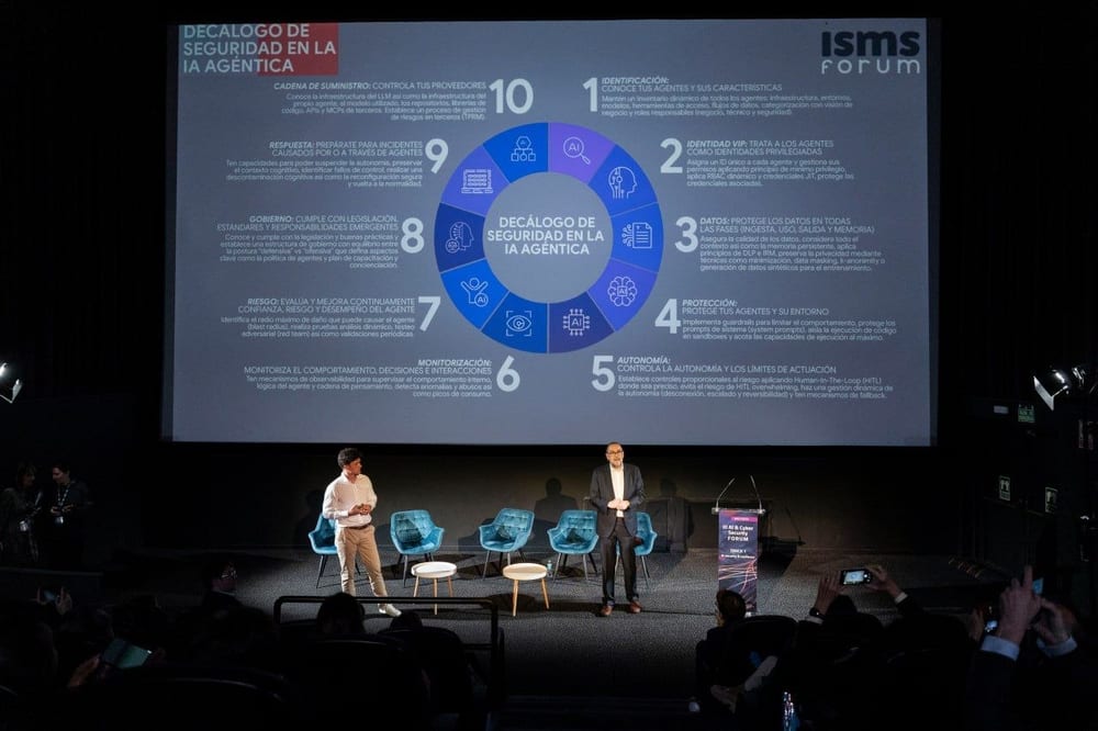 III AI & Cyber Security Forum · ISMS Forum: Decálogo de Seguridad en la IA Agéntica, GIABot - Agentic Knowledge